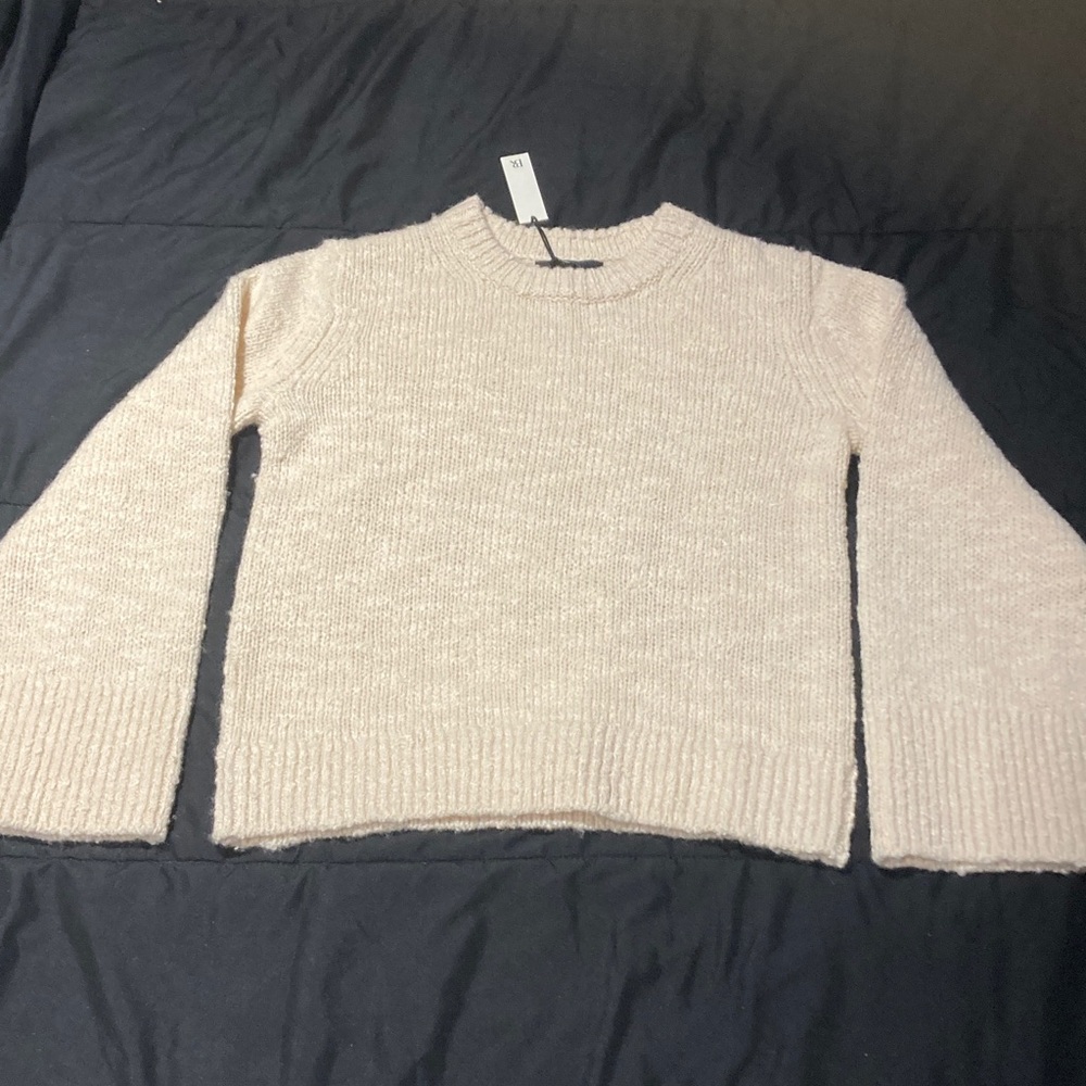 Banana Republic Soft Cream Crew Neck Sweater